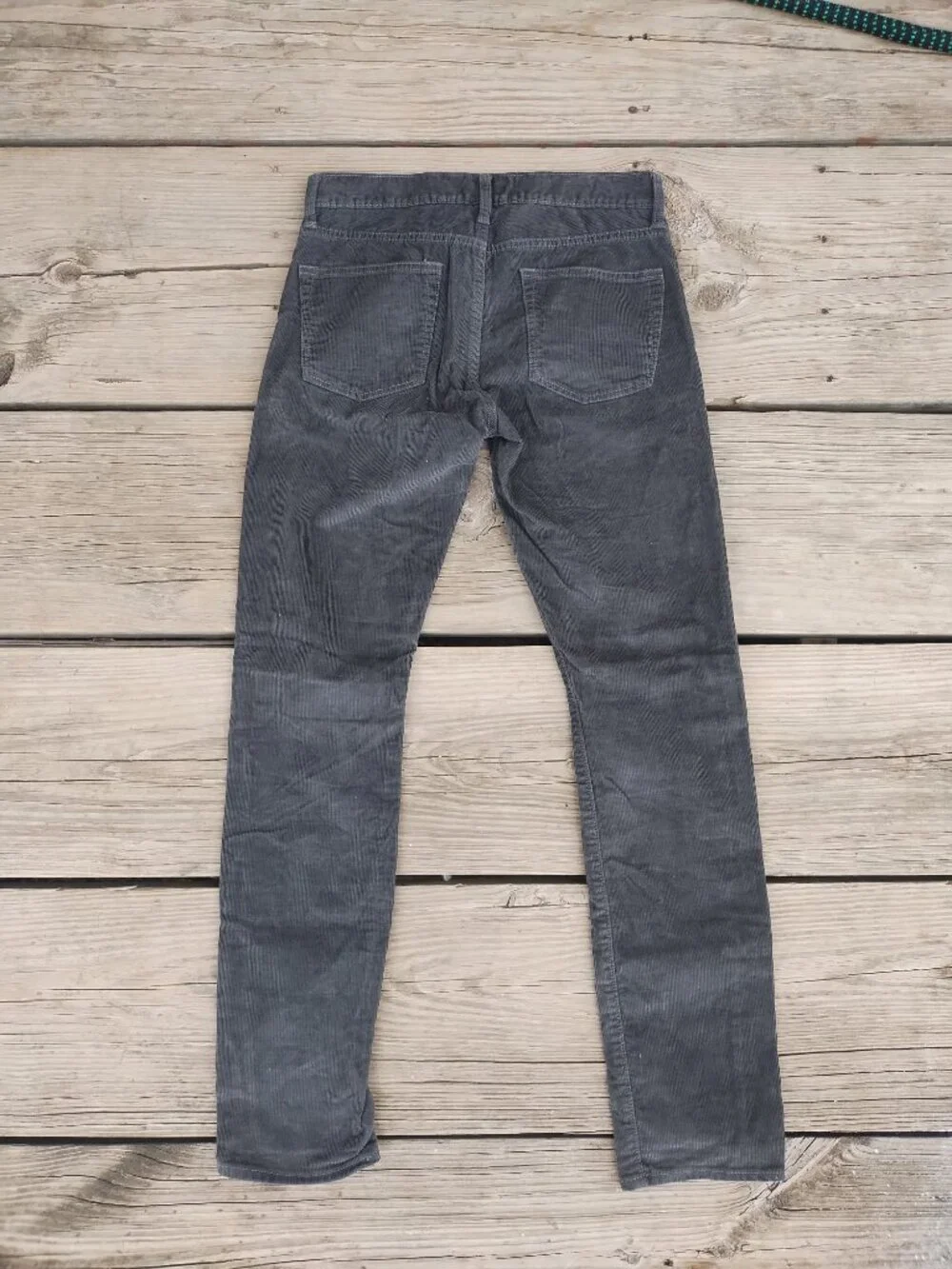 J. Crew Skinny Fit Stretch Corduroy Pants Grey 29x32
